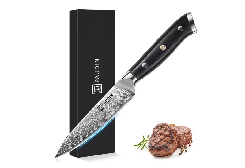 Hochwertiges PAUDIN Damascus Messer für Profi-Köche aus Damaststahl mit G10 Griff. Ideal für Obst, Gemüse, Fleisch und mehr. #PAUDIN #Kochmesser #Damastmesser #Qualität #Deutschland #Geschenk #Deals - Jetzt bei Amazon kaufen!