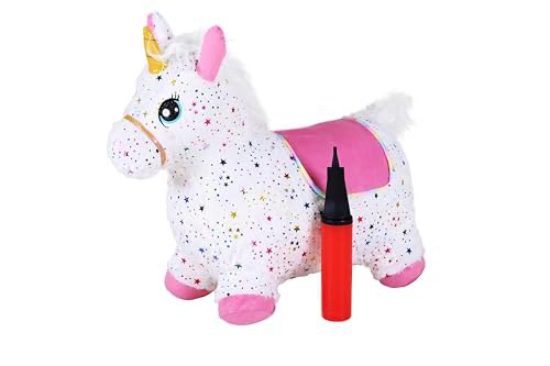 Buntes Einhorn-Hupftier von KNORRTOYS.COM für Spielspaß drinnen und draußen. Inklusive Luftpumpe. #KNORRTOYS #Hupftier #Einhorn #bunt #Deutschland #Geschenk #Rabatt - Jetzt bei Amazon kaufen!