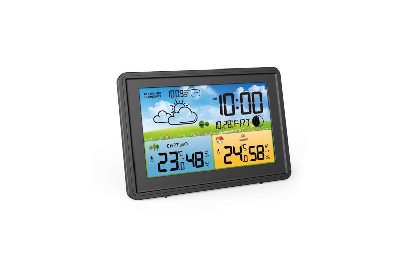 Wetterstation mit Außensensor & Adapter für nur 33,25€ statt 47,00€. Digital, funkgesteuert, Thermometer, Hygrometer, Wettervorhersage, schwarz. #Wetterstation #Funk #Thermometer #Wettervorhersage #Weihnachten #Geschenk #Preisfehler - Jetzt bei Amazon kaufen!