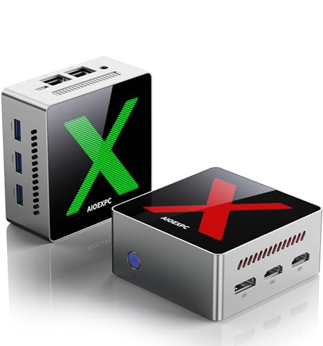 AIOEXPC Mini PC Ιntel Alder Lake N100, Windows 11 Pro, 16GB RAM, 512GB SSD, WiFi6, BT5.2, 4K UHD. Kompakter Desktop PC mit RGB-Lichtmodi für Büro und Zuhause. #AIOEXPC #MiniPC #Windows11 #Technology #Weihnachten #Geschenk #Schnäppchen - Jetzt bei Amazon kaufen!