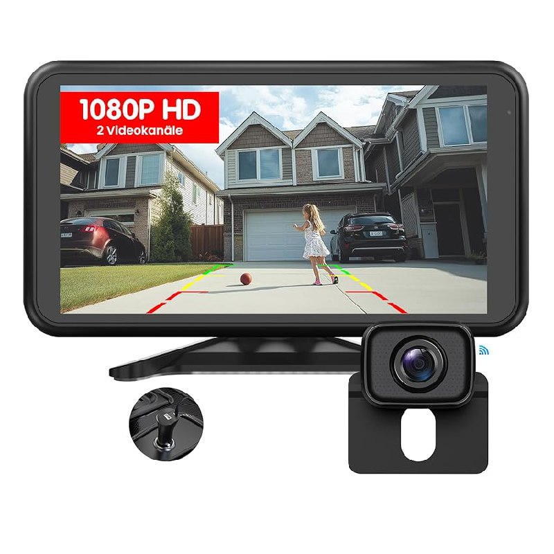 Foxpark Ruckfahrkamera Kabellos Auto mit 1080P Auflösung, ideal zum Nachrüsten. Sicherheit und Komfort im Straßenverkehr #Foxpark #Ruckfahrkamera #Autozubehör #Sicherheit #Weihnachten #Geschenk #Deals - Jetzt bei Amazon kaufen!