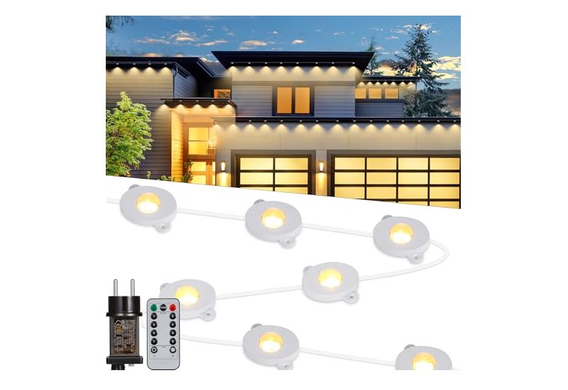 Tacobey LED Lichterkette für den Außenbereich mit Fernbedienung und Timer. 15M lang, 36 warmweiße LEDs, 8 Modi. Perfekte Weihnachtsbeleuchtung. #Tacobey #Lichterkette #Außenbeleuchtung #Timer #Weihnachten #Geschenk #Rabatt - Jetzt bei Amazon kaufen!