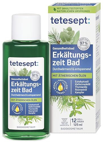 tetesept Erkältungszeit Bad - Gesundheitsbad mit 5 ätherischen Ölen. Wohltuender Badezusatz zur Entspannung von Körper und Geist. #tetesept #Erkältungszeit #Badezusatz #Entspannung #Deutschland #Geschenk #Deals - Jetzt bei Amazon kaufen!