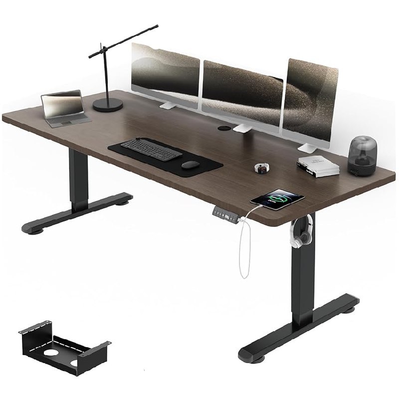 Elektrischer höhenverstellbarer Schreibtisch mit USB-Anschluss und Kabelwanne. Hol dir Top-Komfort und Ergonomie! #Airfish #Schreibtisch #Büro #Deal #Deutschland #Geschenk #Deals - Jetzt bei Amazon kaufen!