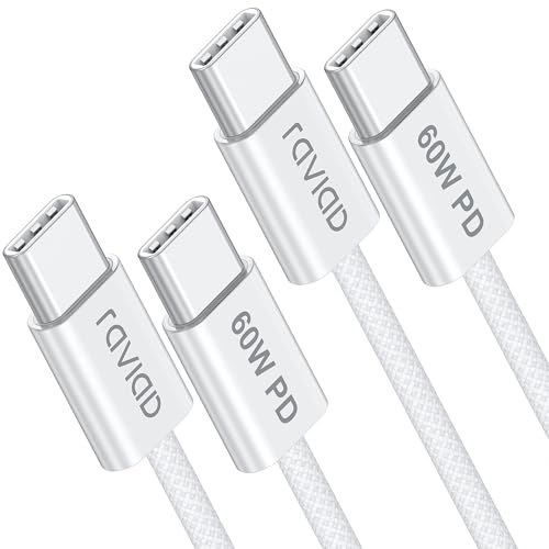 RAVIAD USB C auf USB C Kabel 2Stuck 2M, iPhone 15 Ladekabel 60W 20V3A PD 3.0 Schnellladekabel für iPhone 15, Samsung S2423S22S21, MacBook ProAir, Pad ProAir, Huawei #RAVIAD #USBCKabel #Schnellladen #Technologie #Weihnachten #Geschenk #Schnäppchen - Jetzt bei Amazon kaufen!