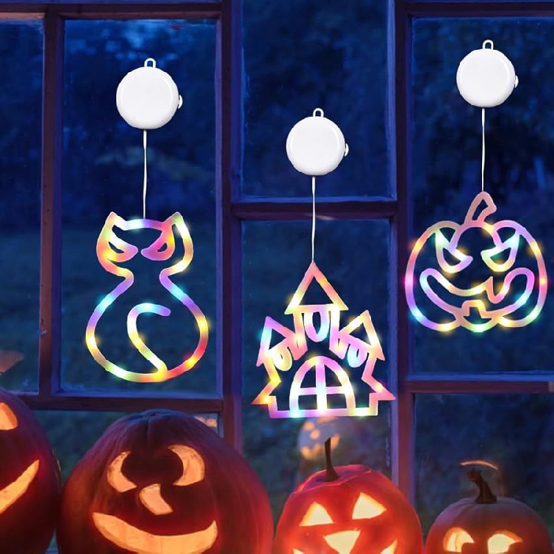 Gruselige Halloween Lichterkette für die Fensterdekoration. Perfekt für die gruselige Atmosphäre zu Halloween. #KBIBCK #Halloween #Lichterkette #Deko #Weihnachten #Geschenk #Angebot - Jetzt bei Amazon kaufen!