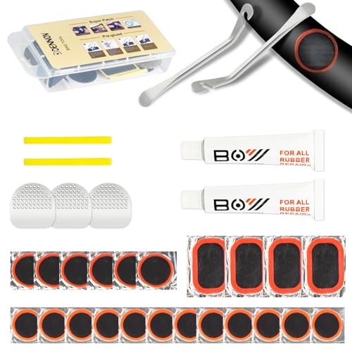 Fahrradreifen-Reparaturset mit 22 leimlosen Flicken, Reifenheber und alles, was du brauchst für unterwegs. #DN #Fahrrad #Reparaturset #Outdoor #Deutschland #Geschenk #Rabatt - Jetzt bei Amazon kaufen!