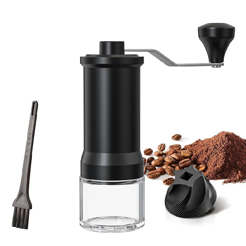 OrkeyDolk Handkaffeemühle mit präziser Keramikmühle für frisch gemahlenen Kaffee unterwegs. #OrkeyDolk #Kaffeemühle #Manuell #Kaffeegenuss #Deutschland #Geschenk #Coupon - Jetzt bei Amazon kaufen!