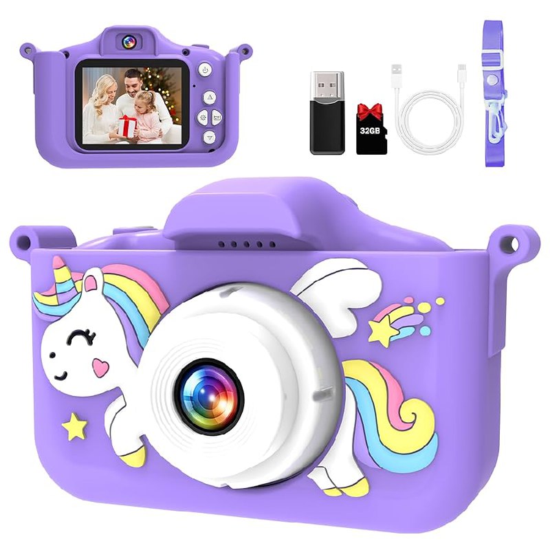 Kinderkamera mit 2.0 Display, HD 1080P für elektronisches Spielzeug. Perfekt für kleine Fotografen! #Kinderkamera #Digitalkamera #Spielzeug #Angebot #Weihnachten #Geschenk #Rabatt - Jetzt bei Amazon kaufen!