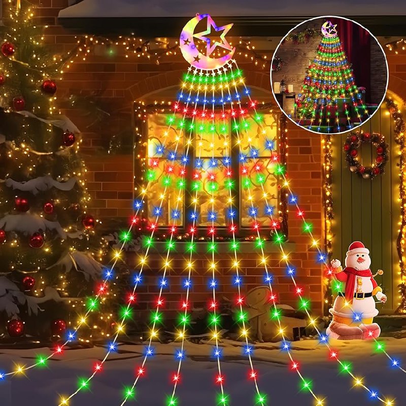 LED Christbaumbeleuchtung mit 346 LEDs für Weihnachtsbaum, 3,5 Meter lang. Perfekt für festliche Dekorationen. #LED #Weihnachtsbaum #Lichterkette #Xmas #Deutschland #Geschenk #Coupon - Jetzt bei Amazon kaufen!