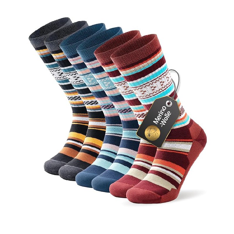 Hochwertige Merino Wandersocken für Damen (Größe 43-46) mit starker Polsterung für maximalen Komfort. Jetzt für nur 23,99€ statt 29,99€ -20Rabatt. #MerinoSocken #Wandersocken #Trekking #Angebote #Deutschland #Geschenk #Preisfehler - Jetzt bei Amazon kaufen!