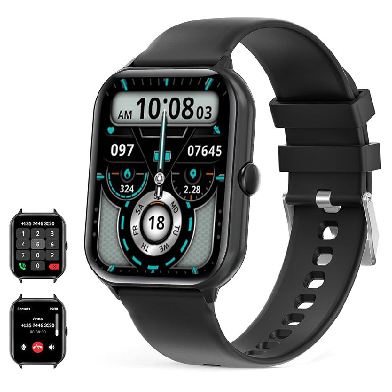 Smartwatch für Männer und Frauen mit Telefonfunktion, 1,95 Zoll Fitnessuhr mit Schlaf- und Herzfrequenzüberwachung. Universalgröße. #Smartwatch #Fitnessuhr #Herzfrequenz #Gesundheit #Deutschland #Geschenk #Preisfehler - Jetzt bei Amazon kaufen!