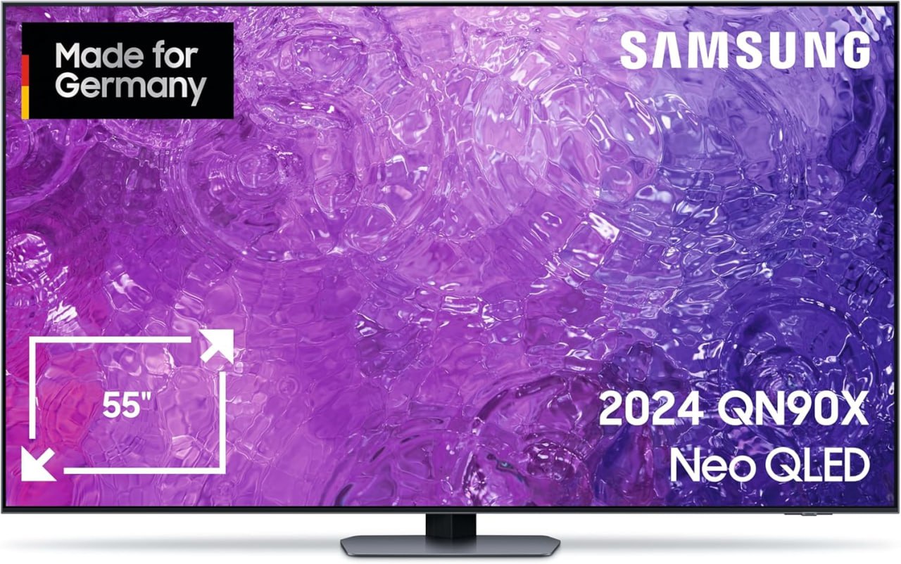 Samsung Neo QLED 4K QN90X TV 55 Zoll, Neural Quantum 4K AI, Quantum-Matrix-Technologie, AI 4K Upscaling, Smart TV #Samsung #NeoQLED #4KTV #Technologie #Weihnachten #Geschenk #Rabatt - Jetzt bei Amazon kaufen!