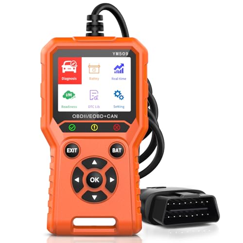 OBD2 Diagnosegerät Scanner YM509 mit Farbdisplay, einfacher Einrichtung und klarem Motorfehlerleuchte. Live Daten, Standbild und Diagnose. #OBD2 #Scanner #Diagnosegerät #Automobil #Weihnachten #Geschenk #Coupon - Jetzt bei Amazon kaufen!