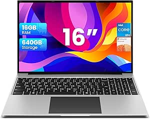 Leistungsstarker 16-Zoll-Laptop mit N95 Prozessor, großem RAM und Office 365 Abonnement. Ideal für Arbeit und Entertainment! #jumper #Laptop #Office365 #Technologie #Deutschland #Geschenk #Coupon - Jetzt bei Amazon kaufen!