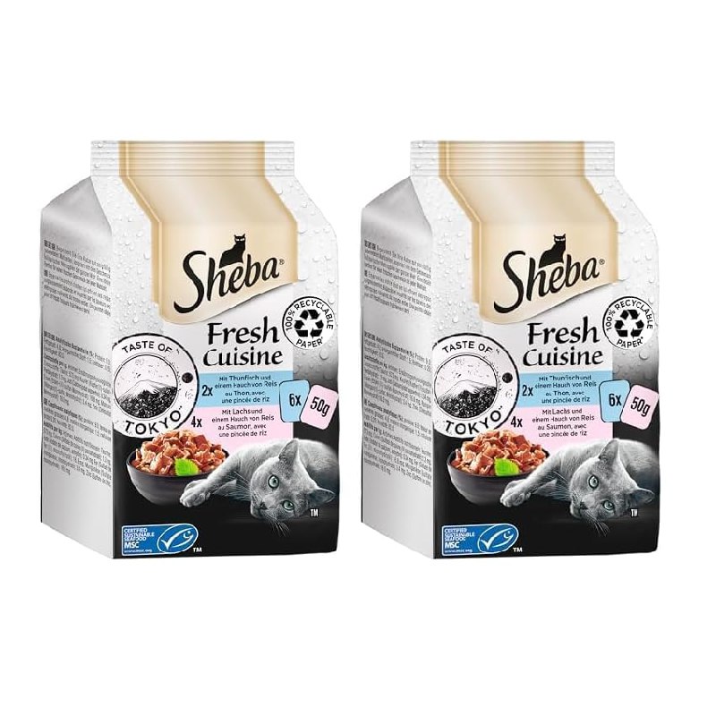 Sheba Fresh Cuisine Taste of Tokyo - Hochwertiges Katzen Nassfutter mit authentischem Geschmack. #Sheba #Katzenfutter #Tokyo #Angebot #Weihnachten #Geschenk #Angebot - Jetzt bei Amazon kaufen!