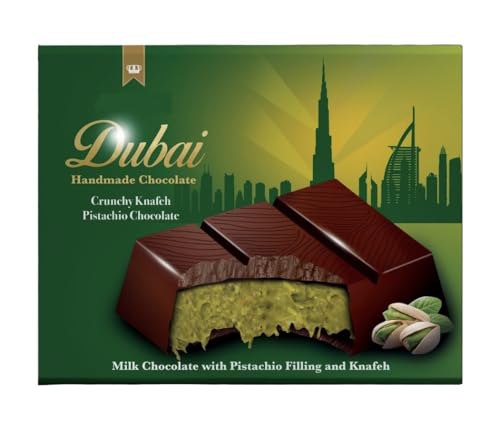 Genieße die exotische Dubai Schokolade mit Pistazien und Kadayif Engelshaar. Eine köstliche Versuchung! #DubaiChocolate #Schokolade #Pistazie #Genuss #Weihnachten #Geschenk #Coupon - Jetzt bei Amazon kaufen!