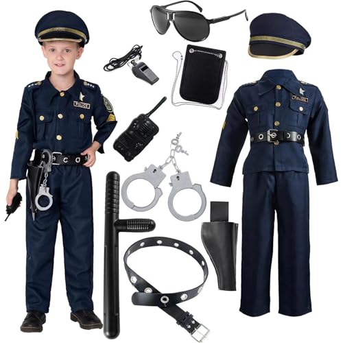 Faschingskostüm für Kinder, Polizei Kostüm Jungen, nur 4.99 € statt 32.99 €. Ideal für Karneval #Faschingskostüm #PolizeiKostüm #Kinderkostüm #Schnäppchen #Weihnachten #Geschenk #Angebot - Jetzt bei Amazon kaufen!