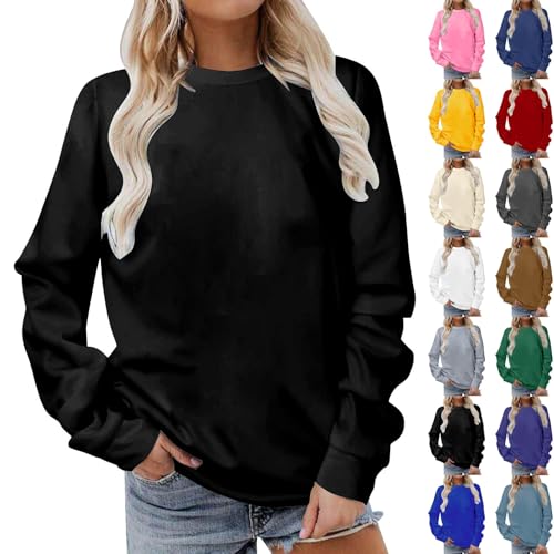 Günstiges Langarmshirt für Damen in Schwarz mit Rundhalsausschnitt. Perfekt für ein lässiges Outfit. #Thermoshirt #Langarmshirt #Damenmode #Sale #Deutschland #Geschenk #Angebot - Jetzt bei Amazon kaufen!