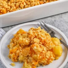 plated Pineapple Casserole