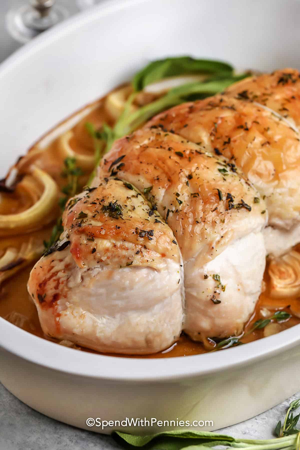 Roast Turkey Breast in a pot