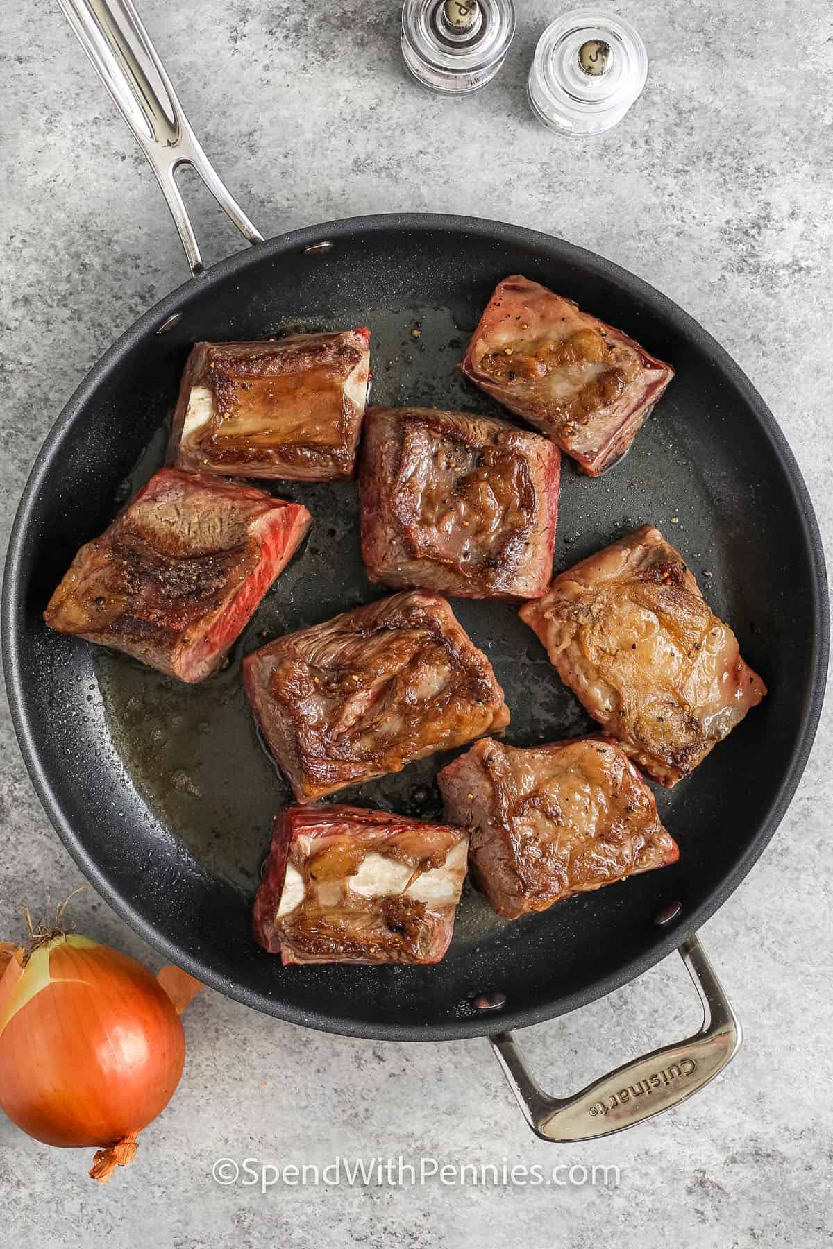 cooking ribs to make Slow Cooker Short Ribs