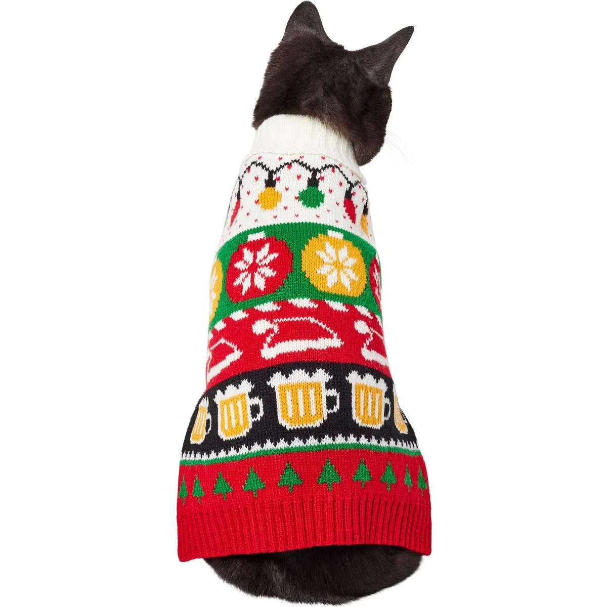 Frisco Striped Festive Dog & Cat Ugly Sweater