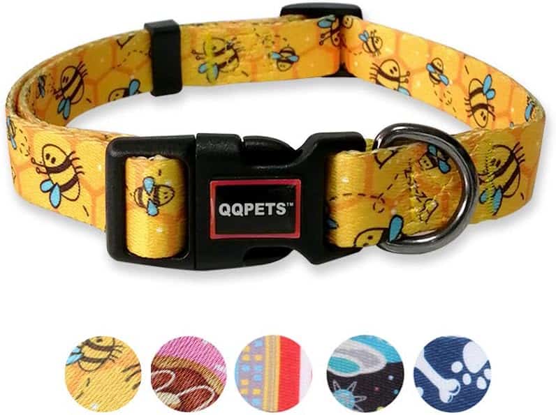 Qqpets Adjustable Soft Dog Collar