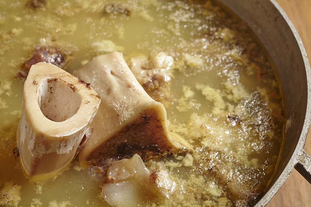 cooking bone broth