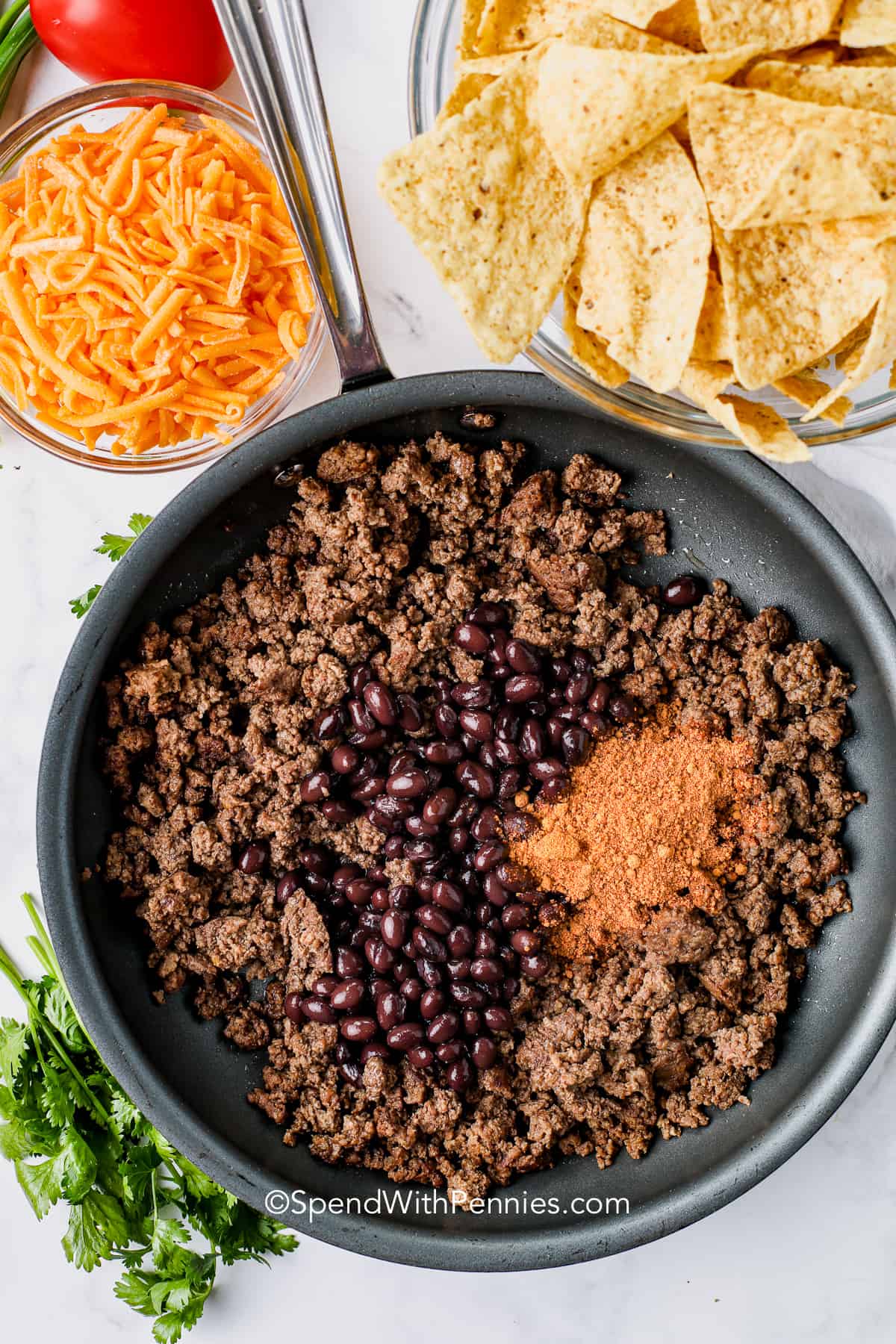 cooking beef for nachos