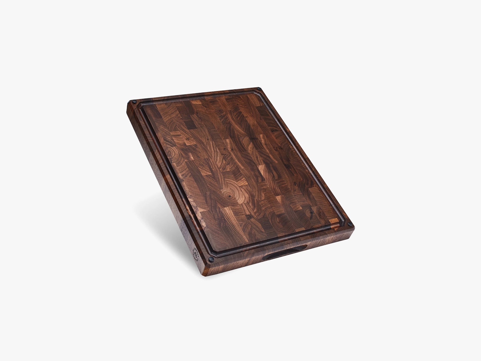 Sonder LA Walnut EndGrain Cutting Board in dark brown